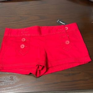Express Red Shorts Size 4 Brand New